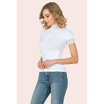6 Adet An�t Bayan Dantelli Bal�k�� Yaka Fanila Atlet Body 2180