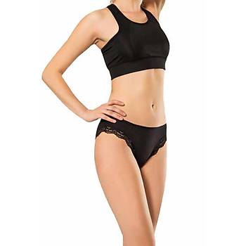 Kota 5007 Bayan Kenar Dantelli Bikini Klot Slip