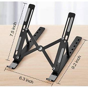 7 Kademeli Ayarl Katlanabilir Tablet Stand Siyah