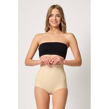 Emay 2842 Bayan Y�ksek Bel Lazer Kesim Slip Korse
