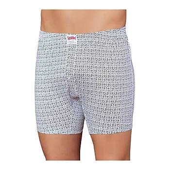 ahinler Erkek Penye Boxer Dz Renk ve Desenli E010