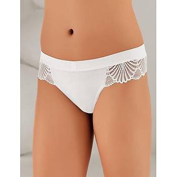 6 l� Paket �ahinler Bayan Dantelli Likral� Tanga K�lot B3088