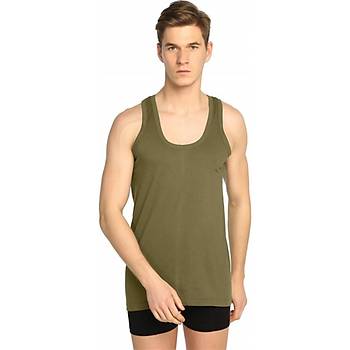 6 Adet Sedef Y�ld�z B�y�k Beden Erkek Renkli Penye Atlet 1007