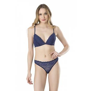 Fabony Bayan Dantelli Bralet S�tyen String K�lot Tak�m� 4070
