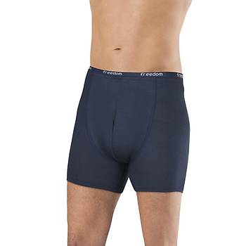 6 Adet An�t Erkek Bambu D�z Renk Boxer 1275