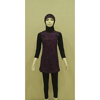 Argisa K�z �ocuk Uzun Kol Taytl� Tam Kapal� Tesett�r Mayo 4540