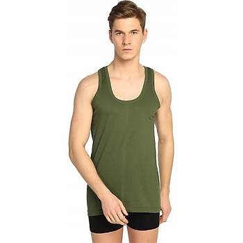 6 Adet Sedef Y�ld�z B�y�k Beden Erkek Renkli Penye Atlet 1007