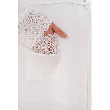 Mecit 6332 Bayan Ekru Sabahl�k Gecelik Pijama Hamile Lohusa Set