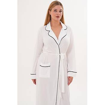 Mecit 6309 Ekru Kad�n Uzun Sabahl�k