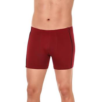 6 Adet Yldz Erkek Likral Modal Boxer Short Bordo 109