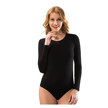 6 Adet Kota Bayan Uzun Kollu Bisiklet Yaka ��t��tl� Body 6183