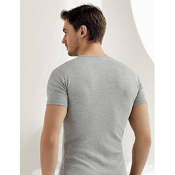 6 Adet �ahinler Erkek Ribana K�sa Kollu Fanila Atlet E027