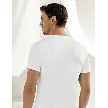6 l� Paket �ahinler Erkek V Yaka K�sa Kollu Fanila Atlet E008