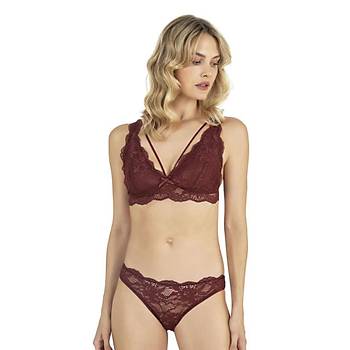 Fabony Bayan Dantelli Bralet Styen Klot Takm 4240
