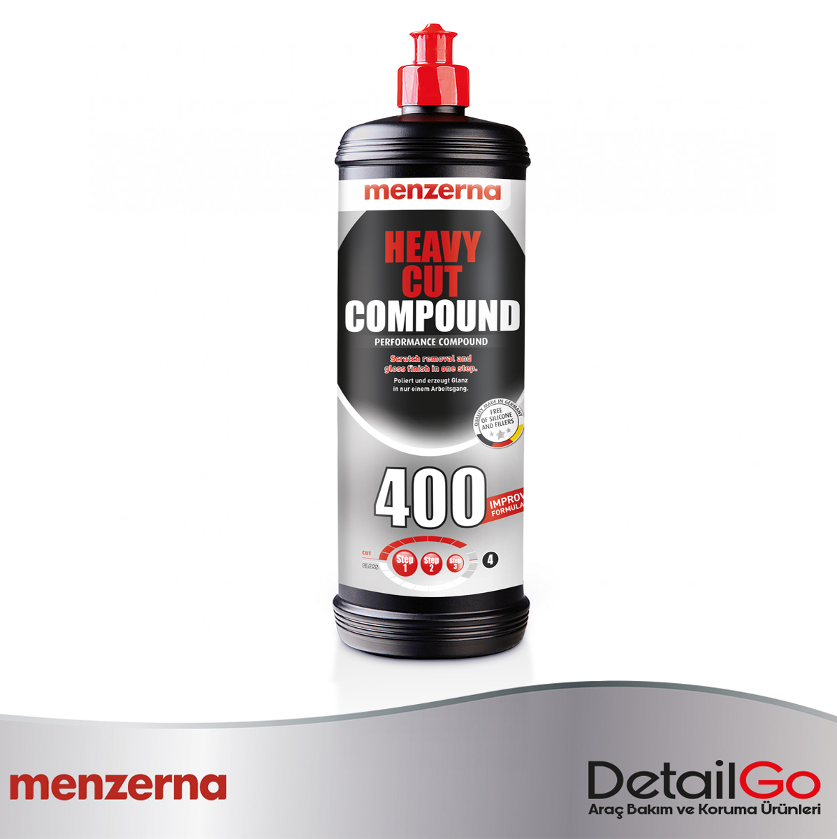 Menzerna 400 Heavy Cut Compound Yeni Seri « DetailGO Araç Bakım