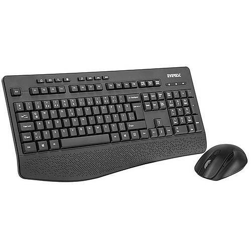 Everest KM-6017 Siyah Kablosuz Q Klavye Set
