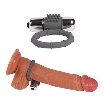 Esnek Silikon Yaps Titreimli ok Gl Penis Halka