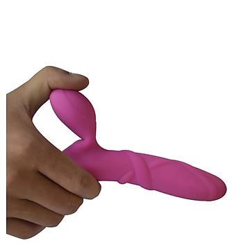 G-Spot ve Klitoris Ayný Anda Tetikleme Titresimli Vibrator