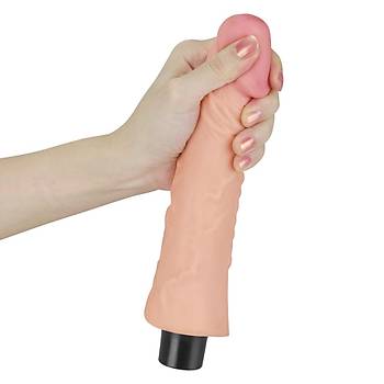 Love Clone 10 Fonksiyonlu Ultra Yumuak Titreimli Realistik Penis Vibratr 21 Cm