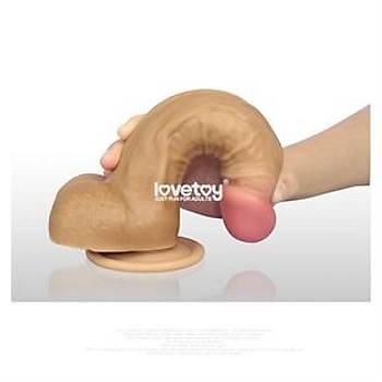 Yeni Nesil Gerek Realistik Ultra Yumuak 20 Cm Dildo Penis