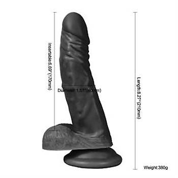 Magic Dream Zenci Dildo Et Dokusu Sper Realistik 21 Cm