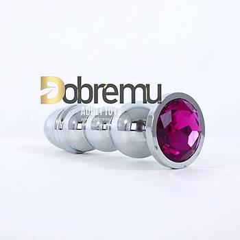 Boumlu Metal Byk Boy Anal Plug 14 Cm