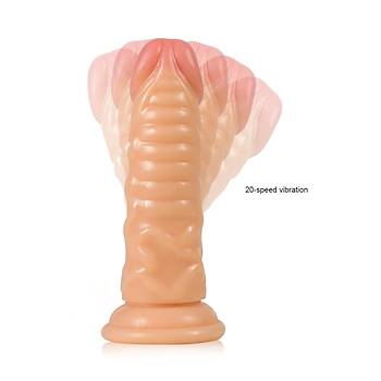 20 Fonksiyonlu Titreimli Realistik 15 Cm Penis