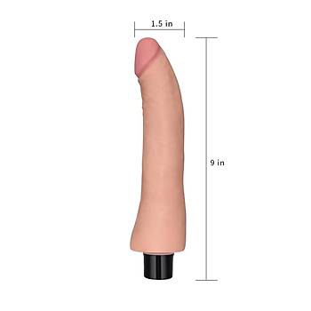 Love Clone 10 Fonksiyonlu Ultra Yumuşak Titreşimli Realistik Penis Vibratör 23 Cm