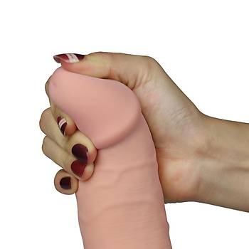 Lovetoy UR3 Yeni Nesil Gl 10 Farkl Titreimli 22.5 CM Realistik Dildo Vibratr Penis