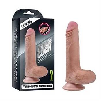 Yeni Nesil Gerçek Ultra Yumuşak 18 Cm Dildo Penis