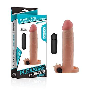 LOVETOY X-TENDER Realistik Titreimli Uzatmal Penis Klf