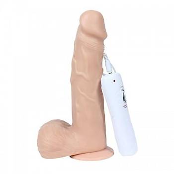 360 Oynar Bal Titreimli Vibratr Realistik Penis Dildo 18 Cm