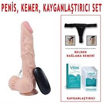 XS Sword Titreimli Realistik 21cm Belden Balamal Penis