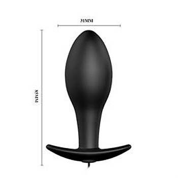Anal Plug Realistik Soft Doku 8.5CM Titreimli