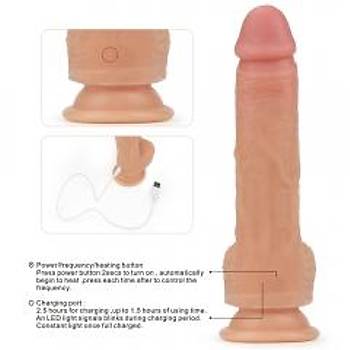 Lovetoy Nature Cock Liam Hareketli Dnebilen Realistik Istmal Vibratr