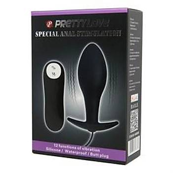 Anal Plug Realistik Soft Doku 8.5CM Titreimli