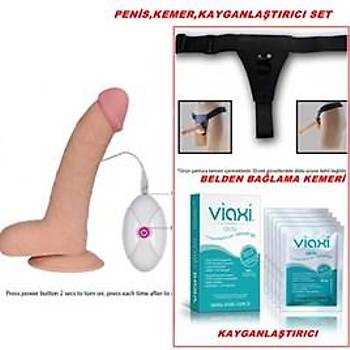 Belden Balamal UR3 Yeni Nesil Gl 10 Farkl Titreimli Realistik Penis 22.5CM