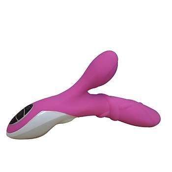 G-Spot ve Klitoris Ayn Anda Tetikleme Titresimli Vibrator