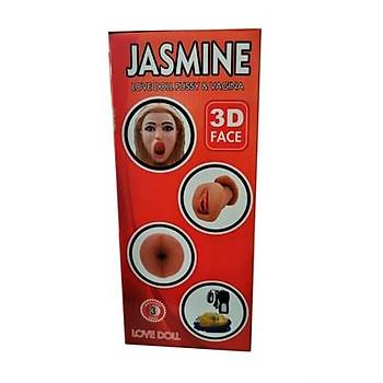 Jasmine Realistik Vajinal Ansl Titreimli ime Bebek