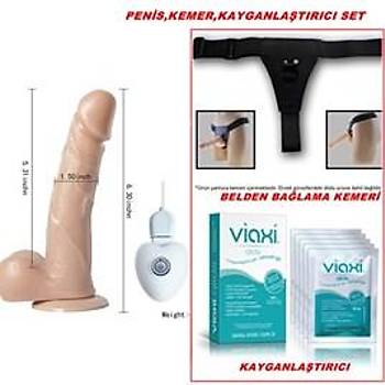 Belden Balamal Oynar Bal Titreimli USB arjl 17.5CM Realistik Penis