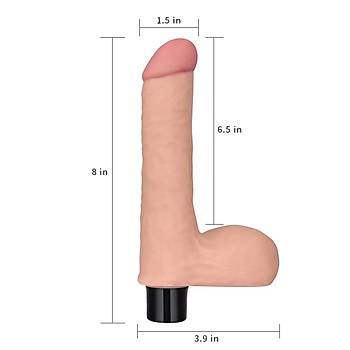 Love Clone 10 Fonksiyonlu Titreim Ultra Yumuak Titreimli Realistik Penis Vibratr 21 Cm