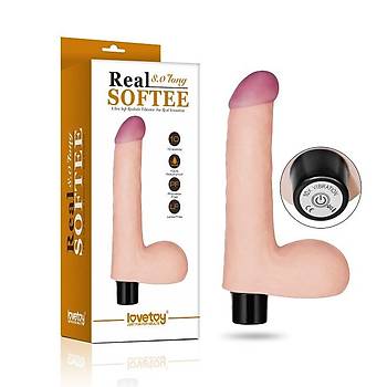 Love Clone 10 Fonksiyonlu Titreim Ultra Yumuak Titreimli Realistik Penis Vibratr 21 Cm