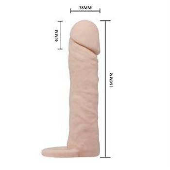 5cm Dolgulu Realistik Uzatmal Penis Klf 16cm