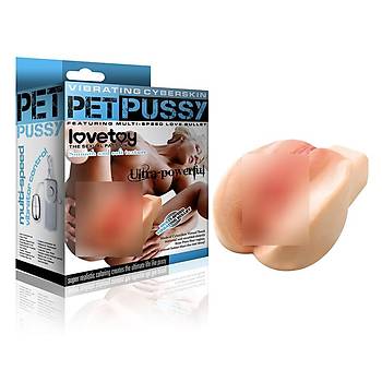 Pet Pussy Realistik Titreimli Vajina