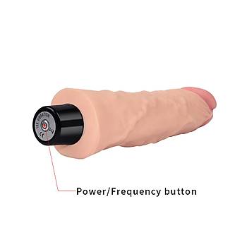 Love Clone 10 Fonksiyonlu Ultra Yumuak Titreimli Realistik Penis Vibratr 21 Cm