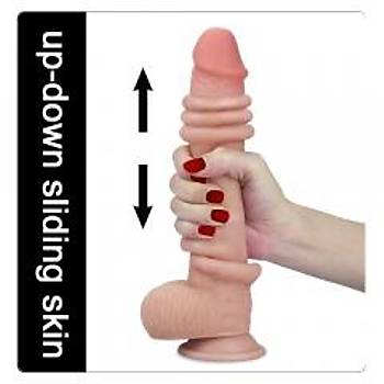 Lovetoy Hareketli Ds Yuzey zel Seri Ultra Yumusak 24 Cm Realistic Penis