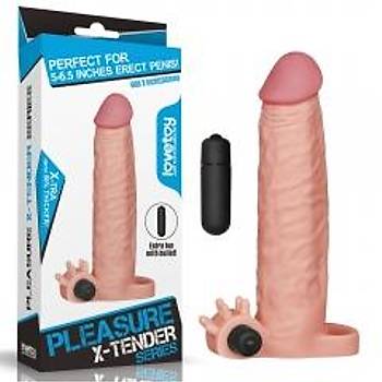 Lovetoy X-Tender Realistik Titreimli Uzatmal Penis Klf