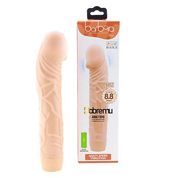 Barbaro Gereki Vibratr Titreimli 22.5 Cm Dildo