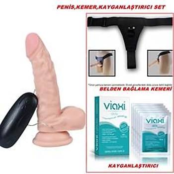 Belden Balamal 10 Fonksiyonlu Titreimli Realistik Penis 17CM