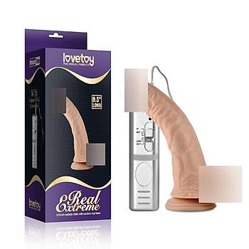 Lovetoy Real Extreme Serisi 22.5 Cm Titresimli Penis